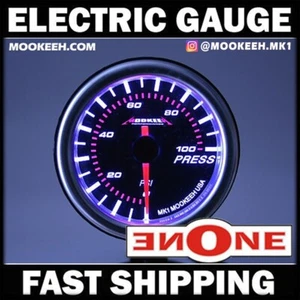 52mm Mookeeh MK1 Electric Fuel Pressure Press 100 psi Gauge - Picture 1 of 3