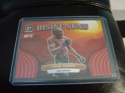 2023 Panini Donruss Optic UFC Jalin Turner #21 Rising Suns Insert Red Prizm #/99 - Image 1 of 3