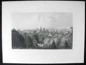 City of Milwaukee (Wisconsin) - 1874 Steel Engraving - A. C. Warren - Bild 1 von 1