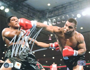 Mike Tyson Authentic Signed 8x10 Horizontal Photo vs Trevor Berbick BAS - Picture 1 of 1