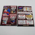 Genuine Instruction Card Small Size 2 Pieces X-Menvs Street Fighter 4F