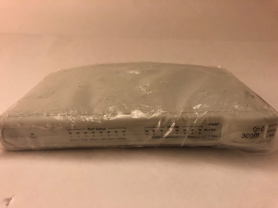 3Com 3C16791 OfficeConnect Dual Speed Switch 8 10/100 Ethernet no adaptor - Image 1 of 4