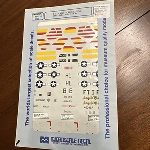 Microscale Decals 720258 1/72 Scale P-51D Mustang Aces Banks, Voll, Carr - Picture 1 of 4