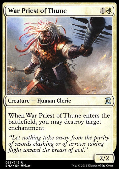 MTG Magic the Gathering War Priest of Thune (35/265) Eternal Masters LP - Image 1 of 1