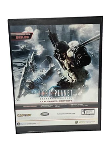 Lost Planet: Extreme Condition Colonies Edition Xbox 360 2008 Print Ad/framed - Picture 1 of 5