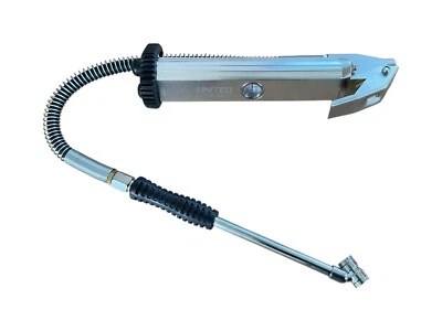Heavy duty PROFESSIONAL AIR LINE TYRE INFLATOR GAUGE NOW BY UNITED TOOLS. - Image 1 of 4
