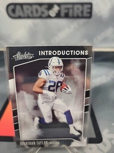 Jonathan Taylor 2020 Absolute Introductions #15 Rookie Insert Card - Picture 1 of 2