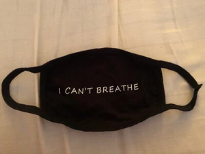 ***FREE SHIPPING*** REUSABLE & WASHABLE I cant breathe face mask! PPE. BLM - Picture 1 of 3