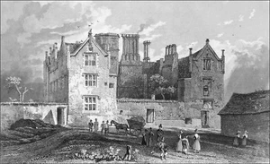 SOUTH VIEW OF EASTBURY HOUSE, NEAR BARKING (ESSEX) - Engraving from 19th century - Picture 1 of 2
