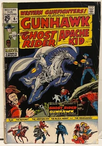 Western Gunfighters #4 Comic 1971 - Marvel Comics - Ghost Rider Gunhawk - Imagen 1 de 1
