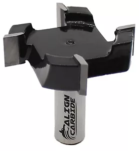 Align Carbide - Spoilboard Surfacing, Slab Flattening Router Bit, 4 Wing, 2 inch - Picture 1 of 6