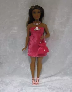 Handmade Clothes for 11¼” Curvy Fashion Dolls, Dress, Necklace, Purse Set #CF96 - Picture 1 of 3