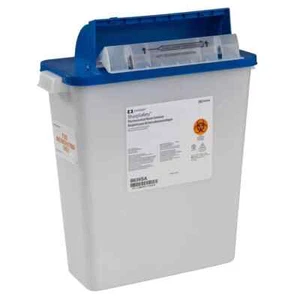 PharmaSafety Pharmaceutical Waste Container 3 gal. Horizontal Entry USA - Picture 1 of 9