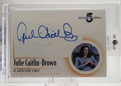 Babylon 5 Julie Caitlin-Brown A11 Autograph Card - Guinevere Corey 2002 - Image 1 of 2