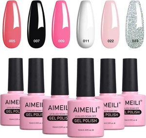 Smalto Semipermente per Unghie in Gel per Manicure Soak off UV LED Colorati Set - Foto 1 di 12