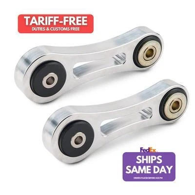 Steeda Autosports 555-4121, paquete de 2 eslabones verticales de aluminio natural - Billet Alum Foto 1 de 4