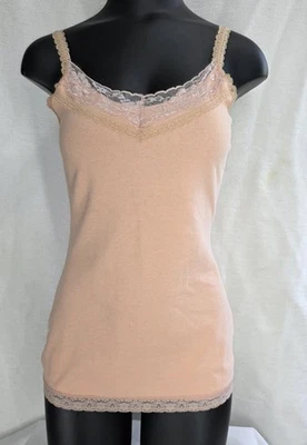 Camiseta sin mangas Y2k Maurices de encaje cami para mujer grande naranja elástica capas Foto 1 de 4