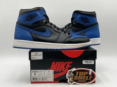 Nike Air Jordan Retro 1 High OG Royal 2017 Talla 9 Auténtico Baloncesto Usado  Foto 1 de 4