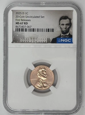 2025 D Penny Abraham Lincoln Shield Cent NGC MS 67 🔥FIRST RELEASES🔥 - Image 1 of 2