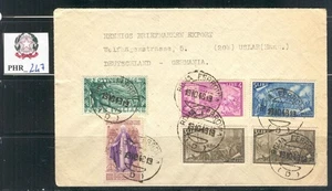 PHR_247.REPUBLIC. Letter w. 1948 SANTA CATERINA + RISORGIMENTO & more - Picture 1 of 1