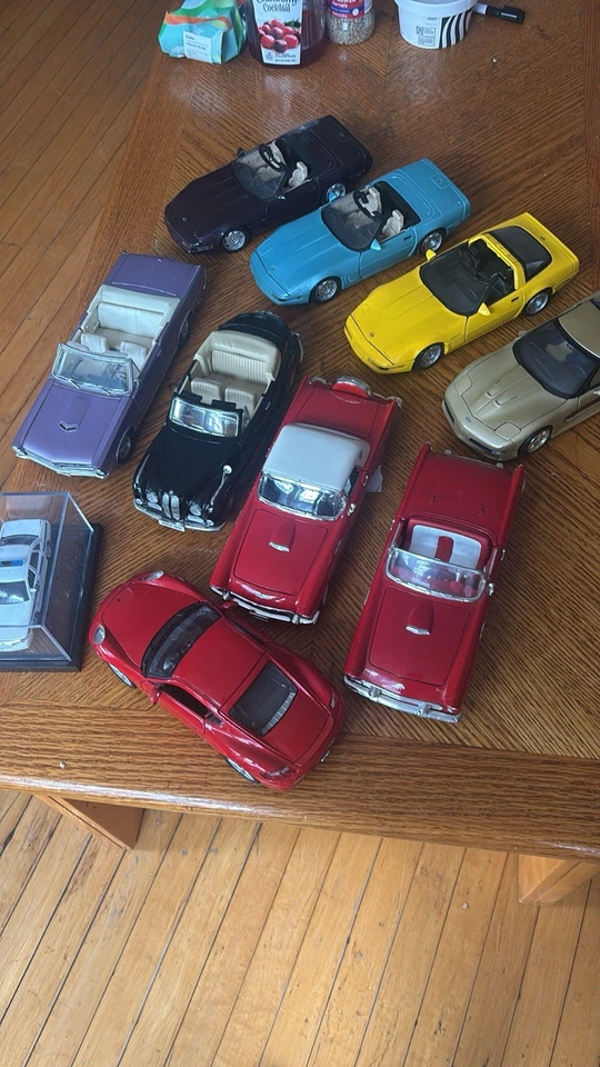Lot of 9 Diecast Sport Cars All  1:18 Scale Mix Brands Rare Ones Collectors - Image 1 of 4