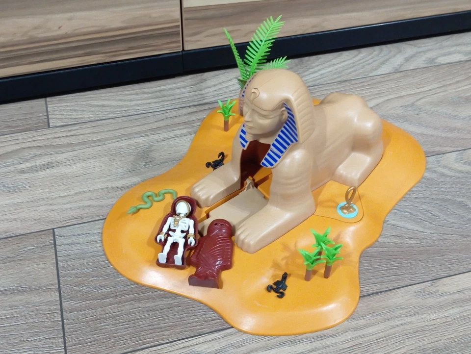 PLAYMOBIL EGYPTIAN SPHINX REF 4242 SARACENS PALM TREE EGYPTIANS BETHLEHEM MUMMY - Image 1 of 4