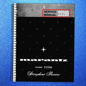 MARANTZ 2220B Service Manual - TOUGH WIRE BOUND - TOUGH COVERS - XL FOLDOUTS - Picture 1 of 9