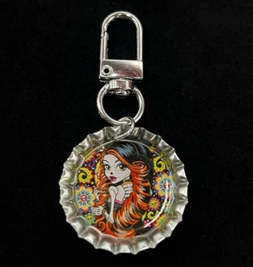 Monster High / Tirador de cremallera / Dije de mochila / Dije de cartera / Regalo / Skelita - Imagen 1 de 1