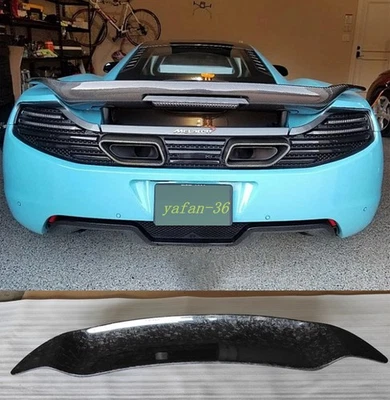 Alerón trasero de fibra de carbono forja estilo V para McLaren MP4-12C 625C 650S Foto 1 de 4