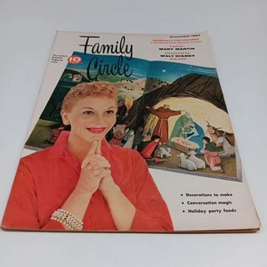 Family Circle Magazine December 1957 Walt Disney/Mary Martin Vintage - Bild 1 von 4