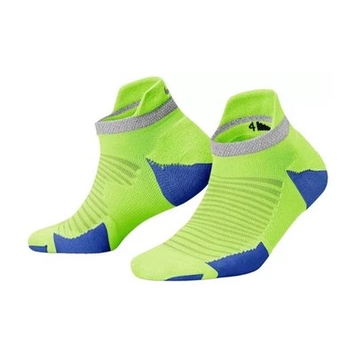 2 Pair Nike Spark NoShow Dri-Fit Running Socks Green/Blue - M 10-11.5/W 11.5-13 - Image 1 of 4