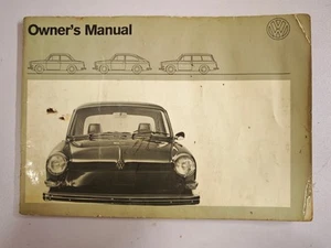 VW Typ3 Original  1971 , Instruction Manual,English, Betriebsanleitung - Bild 1 von 6