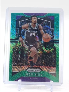 BUDDY HIELD 2019-20 PANINI PRIZM BASKETBALL GREEN SHIMMER KINGS /25 Q3195 - Picture 1 of 2
