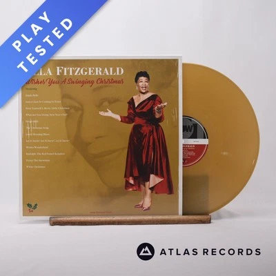 Ella Fitzgerald Wishes You A Swinging Christmas LP Album Vinyl Record - NM/NM Foto 1 de 4