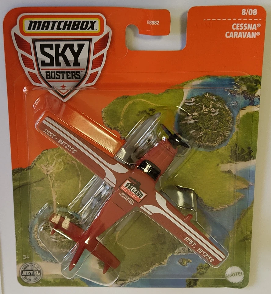 Matchbox Sky Busters Cessna Caravan Volcano 8/08 - Immagine 1 di 1