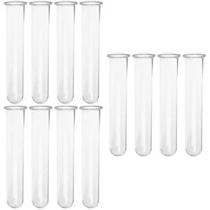  3 Stück Glas Reagenzglas Vasen Knospenröhrchen Vermehrung für Pflanzen Blumen Blume - Bild 1 von 12