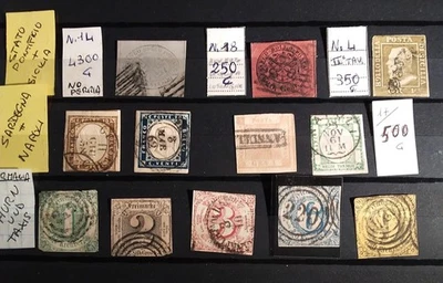 ITALIA / EUROPA 1200 francobolli diversi con Antichi Stati  +tre classificatori - Immagine 1 di 4