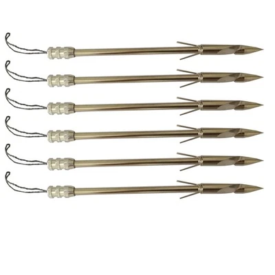 Stainless Steel Fish Hunting Arrows Crossbow Fishing Arrows Pack of 6 - Image 1 of 4