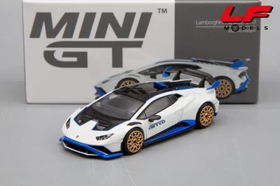 1:64 Lamborghini Huracan STO Bianco Asopo - Mini GT - Immagine 1 di 3