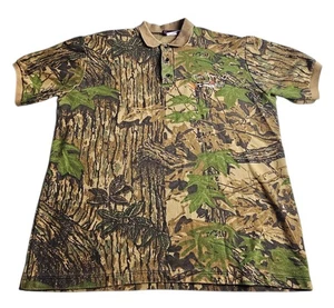Vtg 90s Rattlers Realtree Spartan Camo Polo Shirt Men XL The Marsh Club Hunting  - Picture 1 of 13