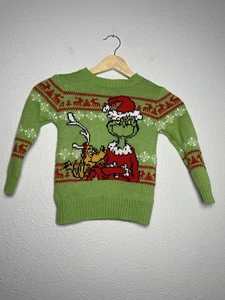 The Grinch Dr. Seuss Ugly Sweater 4T Grinch & Max - Picture 1 of 7