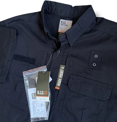 NWT 511 Tactical Tadite Pro Shirt Mens XL Black Short Sleeve Gorpcore Button Up - Image 1 of 4