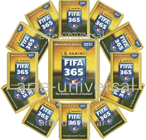 20 PACKS 100 pegatinas - FIFA 365 2021 Panini Ansu Fati Pedri Haaland Bellingham - Imagen 1 de 10