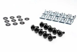 5mm Set Wide M5 Bolts Washers Clips Car Motorcycle Quad M5x20mm - Picture 1 of 5