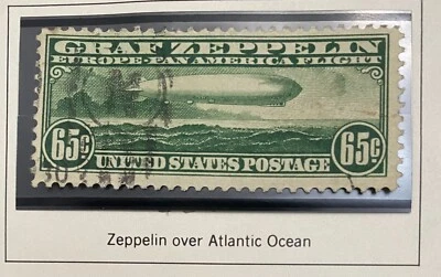 1930 US Airmail GRAF ZEPPELIN ISSUE  65c  C13  Used  See Listing - Image 1 of 2