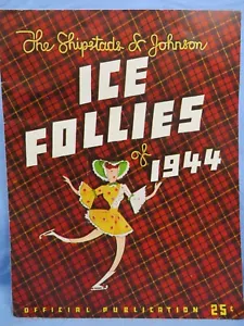 Vintage The Shipstads & Johnson Ice Follies Program 1944 - Foto 1 di 4