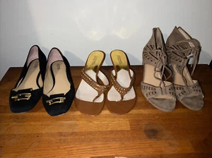 Michael Kors & More Women’s Shoes Heels lot lot of 3 Size 9 Multicolor - Picture 1 of 15