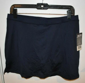 NUEVO CON ETIQUETAS GTM Para mujeres Azul Marino Cintura Elástica Entrenamiento Ropa Activa Falda de Ranura L - Imagen 1 de 4