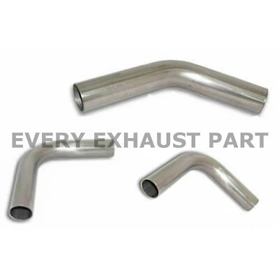 STAINLESS STEEL MANDREL EXHAUST BENDS TUBE ELBOWS 45 90 DEGREE 35MM OD -76MM OD - Image 1 of 3