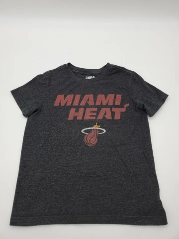 Miami Heat Small Youth Gray Sports Basketball Shirt..A10 Cover